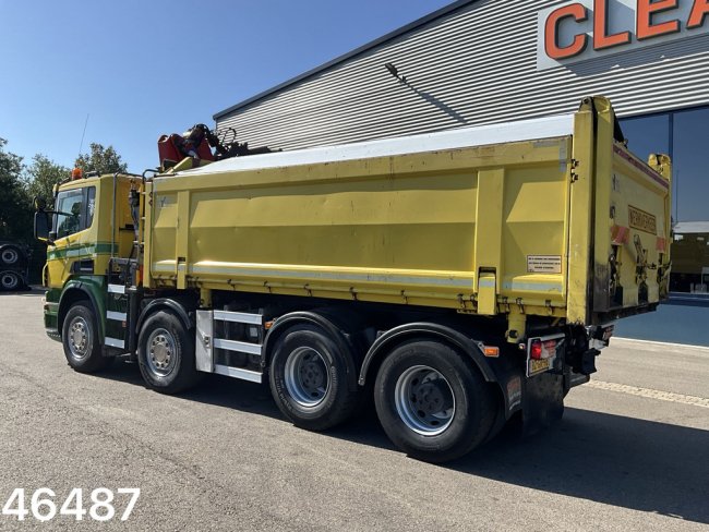 Scania  P 400 8x4 Retarder HMF 16 Tonmeter Z-kraan (2)