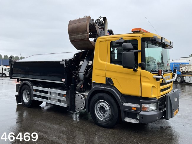 Scania  P 280 HMF 12 Tonmeter Z-kraan (7)