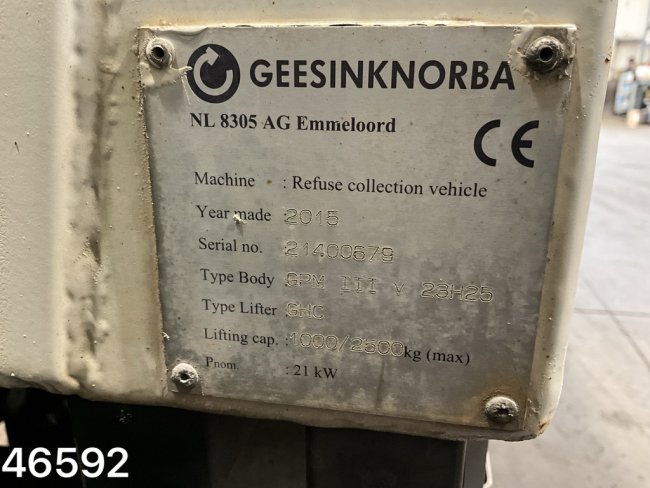 DAF  FAN CF 330 Euro 6 Geesink 23m³ (19)