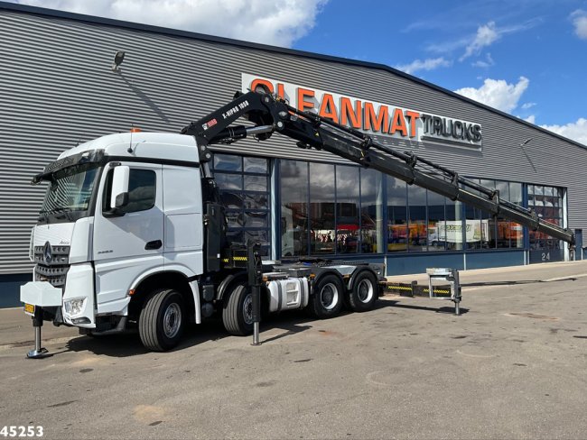 Mercedes-Benz  Arocs 3253 8x4 Hiab 105 Tonmeter laadkraan (0)