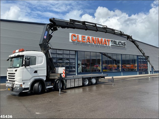 Scania  R490 8x2 Euro 6 Retarder HMF 85 Tonmeter laadkraan + Fly-jib (0)