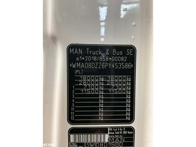 MAN  TGM 18.320 Euro 6 Fassi 13 Tonmeter laadkraan NEW AND UNUSED! (24)