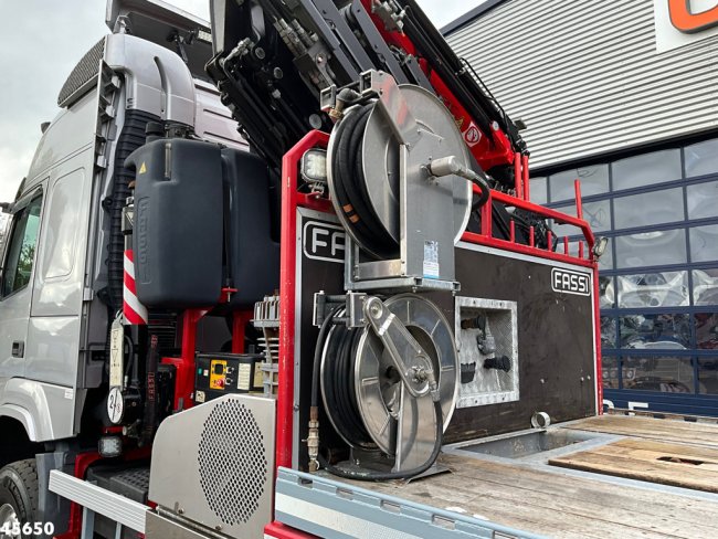 Volvo  FMX 500 4x4 Fassi 31 Tonmeter laadkraan + Fly-Jib + Jumbo 2-assige aanhangwagen (4)