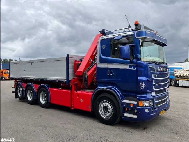 Scania  R 560 V8 8x4 Retarder Hiab 24 Tonmeter laadkraan (10)
