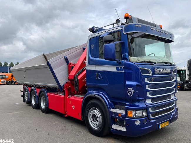 Scania  R 560 V8 8x4 Retarder Hiab 24 Tonmeter laadkraan (11)