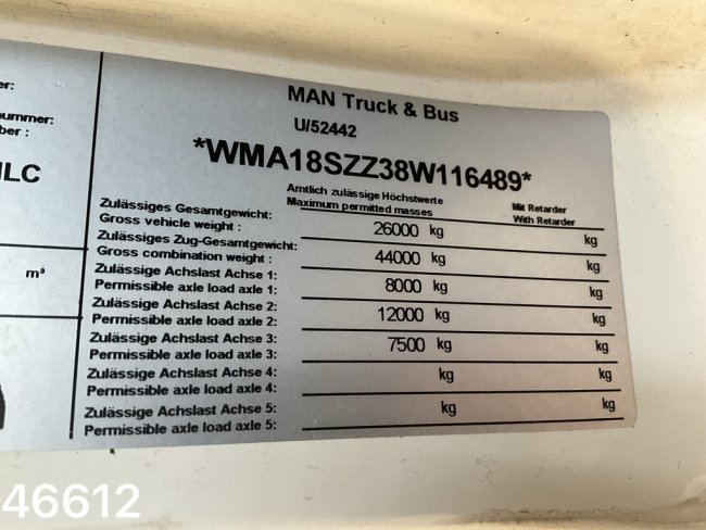 MAN  TGS 26.400 Euro 5 Meiller 20 Ton haakarmsysteem (22)
