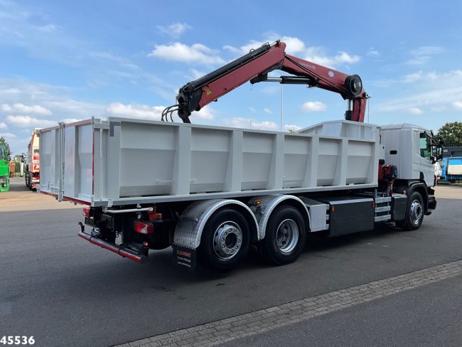 Scania  P 340 Euro 6 CNG HMF 25 Tonmeter laadkraan (4)