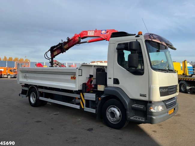 DAF  FA 55 LF 220 HMF 10 Tonmeter laadkraan Just 119.287 km! (2)