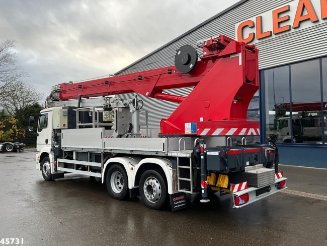 MAN  TGM 26.320 Euro 6 Bocker hoogwerker met Jib 46 meter Just 33.833 km! (6)