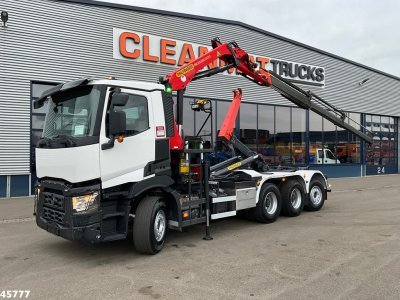 Renault C 460 Euro 6 8x4 Palfinger 19 Tonmeter laadkraan