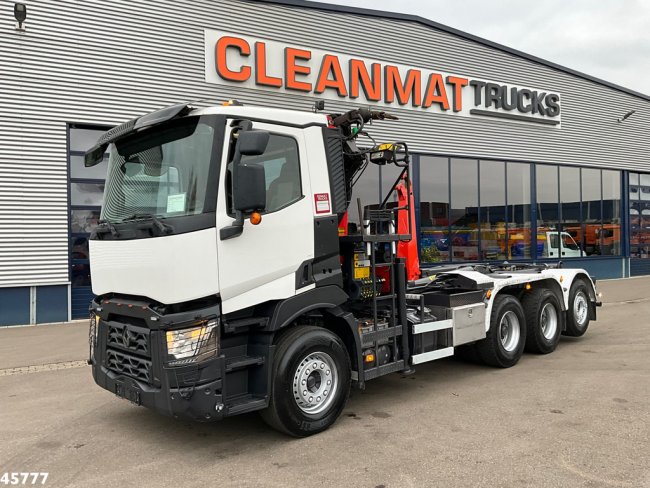 Renault  C 460 Euro 6 8x4 Palfinger 19 Tonmeter laadkraan (1)