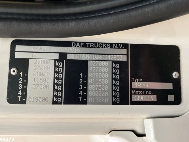 DAF  FAN CF 340 Euro 6 Hiab 23 Tonmeter laadkraan Just 54.623 km! (26)