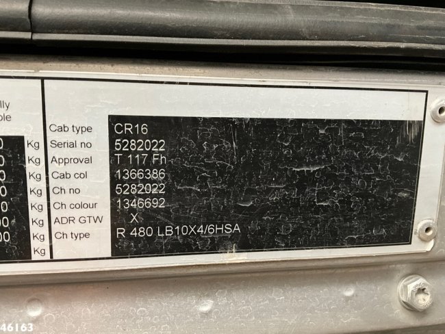 Scania  R 480 10x4 Retarder HMF 16 Tonmeter Z-kraan (26)