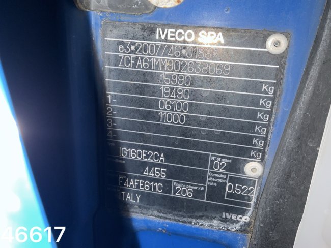 Iveco  Eurocargo ML160E28 Euro 6 Hyvalift haakarmsysteem Just 142.607 km! (16)