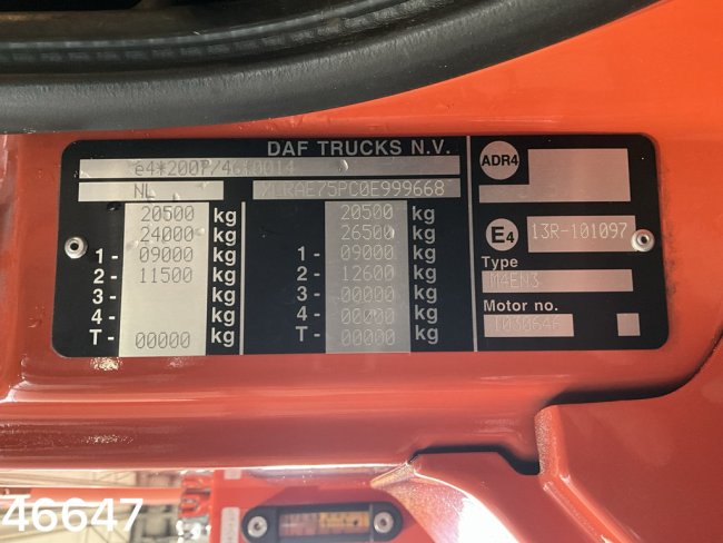 DAF  FA 75 CF 360 VDP 8m³ kolkenzuiger Just 109.822 km! (24)