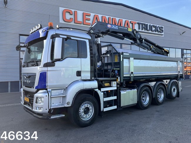 MAN  TGS 35.460 8x4 Euro 6 HMF 26 Tonmeter laadkraan (2)