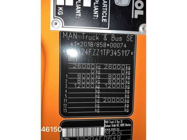 MAN  TGS 26.330 Euro 6 VDK 23m³ + AE weegsysteem (22)