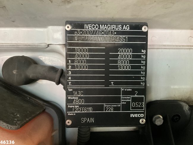 Iveco  Stralis AD190S31 Euro 6 Fassi 15 Tonmeter laadkraan Just 128.214 km! (21)