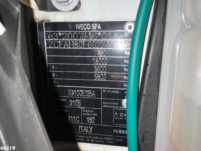 Iveco  Eurocargo ML80E21K Meiller 4m³ kipper Just 15.114 km! (20)