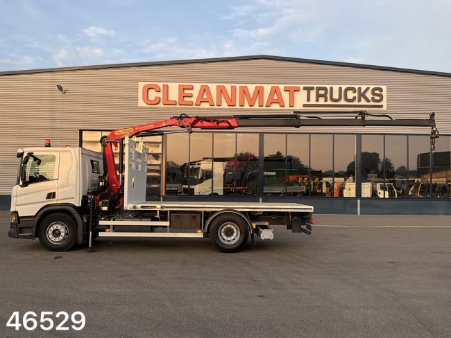 Scania  P 280 Euro 6 Palfinger 12 Tonmeter laadkraan (1)