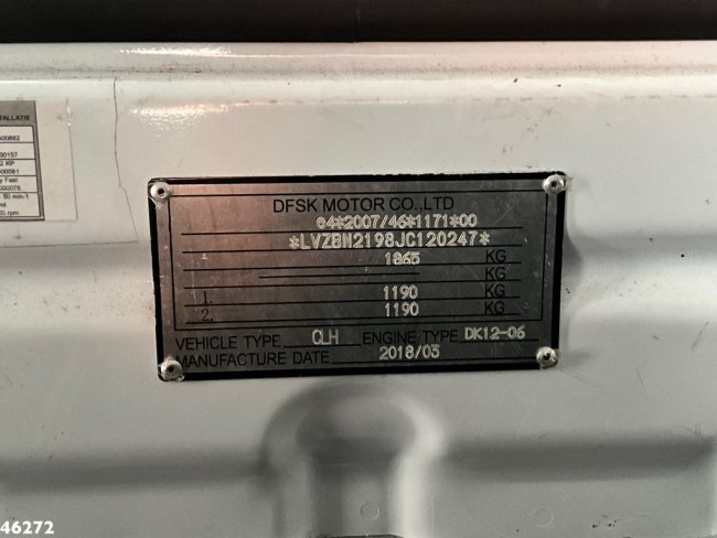 DFSK  K01H Veegvuilkipper Benzine/CNG Just 58.787 km! (17)