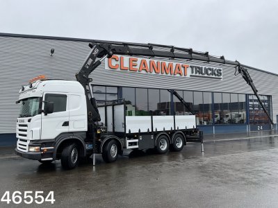 Scania R500 V8 8x4 Manual Hiab 42 Tonmeter laadkraan + Fly-Jib