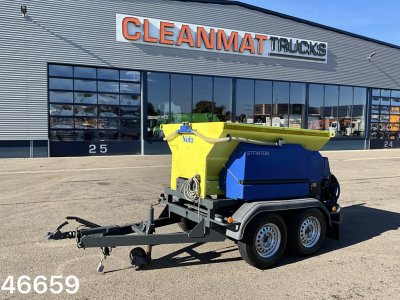 ESVE 2-assige aanhangwagen met Nido 1,1 m³ zoustrooier