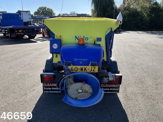 ESVE  2-assige aanhangwagen met Nido 1,1 m³ zoustrooier (2)
