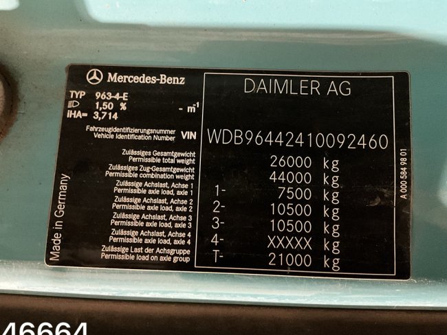 Mercedes-Benz  Arocs 2645 6x4 Euro 6 Kipphydrauliek! (16)