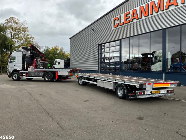 Volvo  FMX 500 4x4 Fassi 31 Tonmeter laadkraan + Fly-Jib + Jumbo 2-assige aanhangwagen (1)