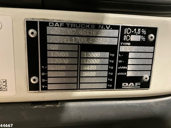 DAF  FA LF 230 Euro 6 Terberg 8m³ Just 67.505 Km! (17)