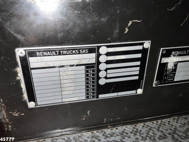 Renault  C 460 Euro 6 8x4 Palfinger 19 Tonmeter laadkraan (22)