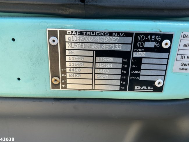DAF  LF 180 Euro 6 14 Ton haakarmsysteem Just 117.371 km! (13)