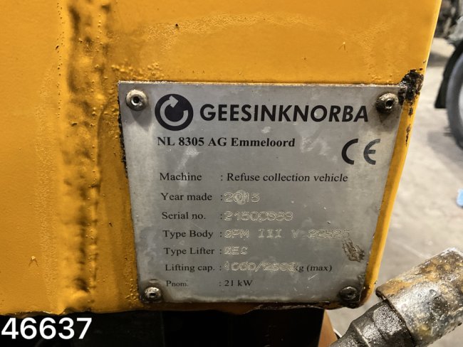 DAF  FAN CF 290 Euro 6 Geesink 22m² (23)