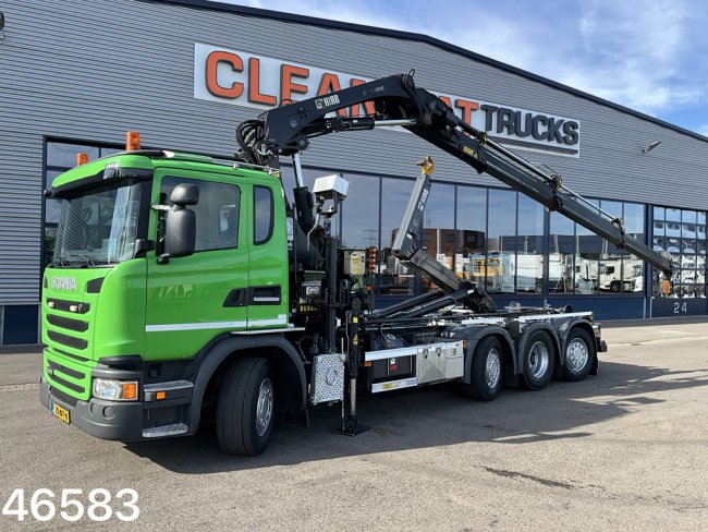 Scania  G 410 8x2 Euro 6 Hiab 28 Tonmeter laadkraan (0)