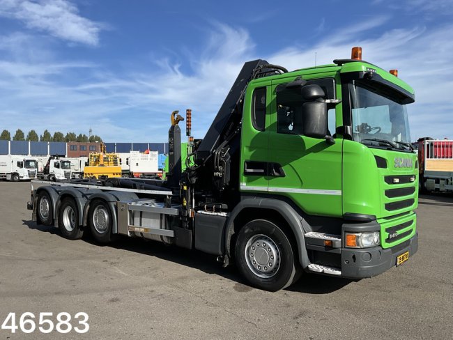 Scania  G 410 8x2 Euro 6 Hiab 28 Tonmeter laadkraan (4)