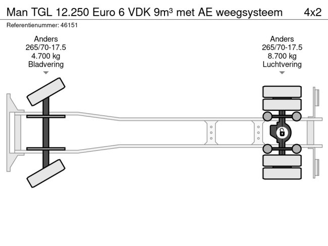 MAN  TGL 12.250 Euro 6 VDK 9m³ met AE weegsysteem (22)