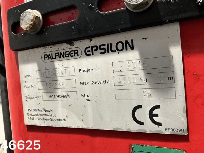 DAF  FAQ CF 460 Euro 6 Palfinger 15 Tonmeter Z-kraan (19)