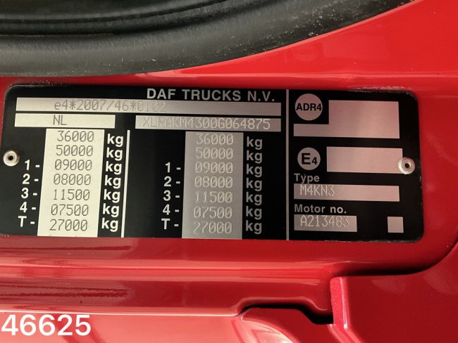 DAF  FAQ CF 460 Euro 6 Palfinger 15 Tonmeter Z-kraan (20)