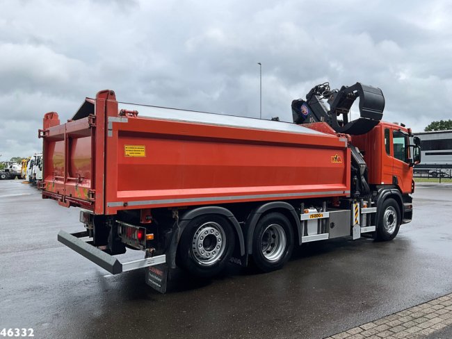 Scania  P 320 HMF 14 Tonmeter Z-kraan Just 199.760 km! (4)