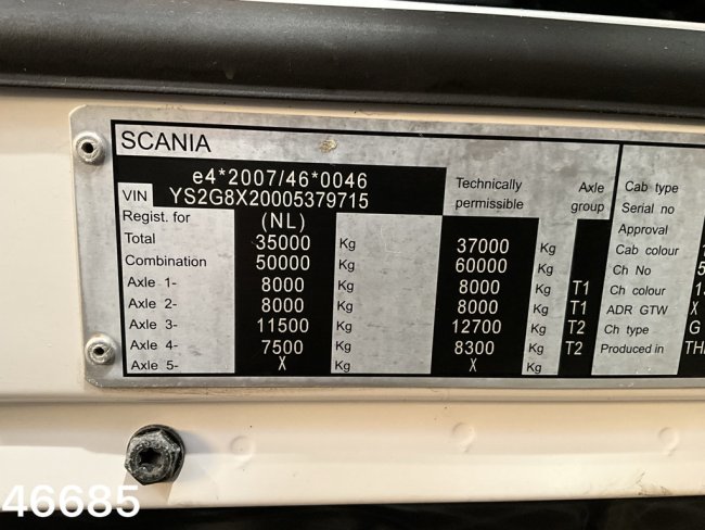 Scania  G 410 8x2 Euro 6 Palfinger 41 Tonmeter laadkraan Just 329.731 km! (28)