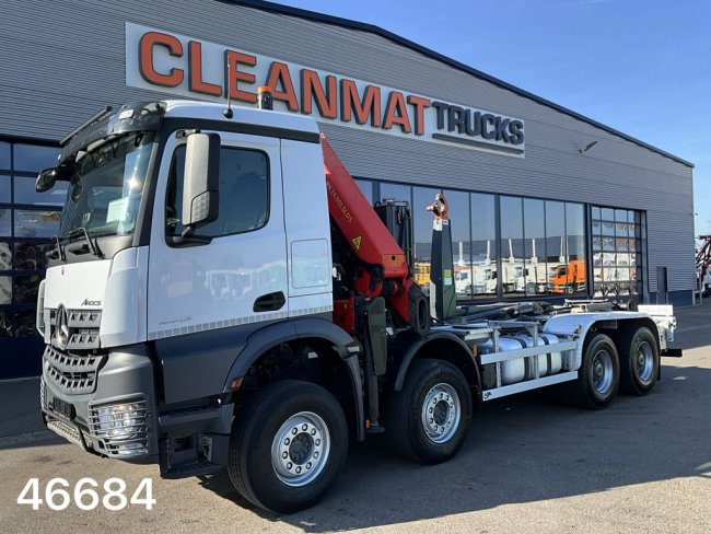 Mercedes-Benz  Arocs 4445 8x4 Palfinger 24 Tonmeter laadkraan (5)