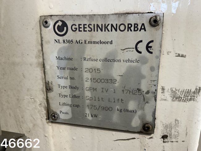 DAF  FAG CF 290 Euro 6 Geesink 17m³ (20)