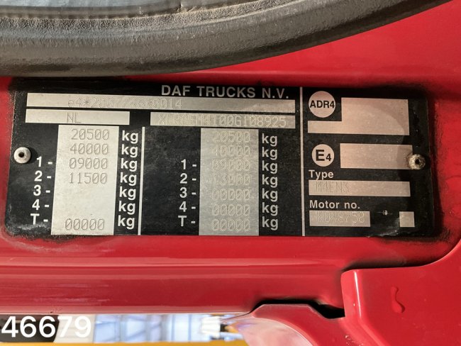 DAF  FA CF 330 Euro 6 Hyvalift 14 Ton portaalarmsysteem (19)