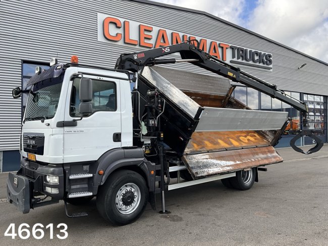 MAN  TGM 18.250 4x4 Full Steel Hiab 11 Tonmeter laadkraan Just 251.246 km! (6)