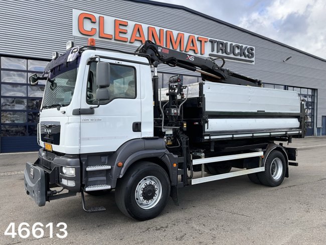 MAN  TGM 18.250 4x4 Full Steel Hiab 11 Tonmeter laadkraan Just 251.246 km! (7)