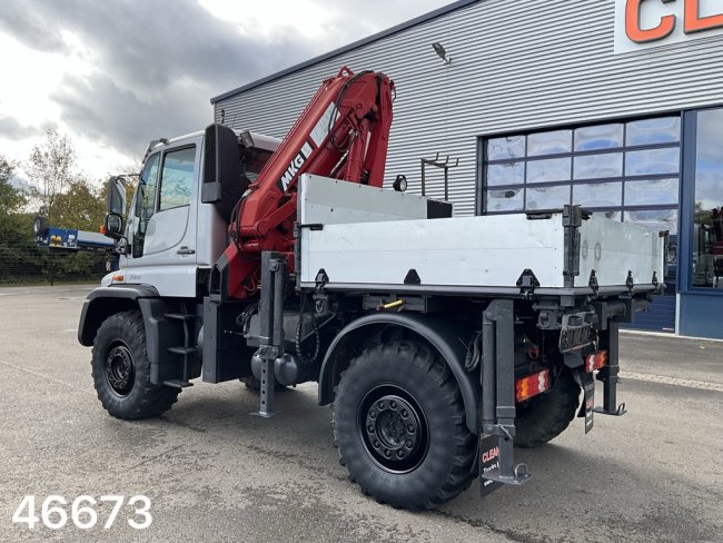 Unimog  U 500 4x4 MKG 10 Tonmeter laadkraan Just 216.831 km! (13)