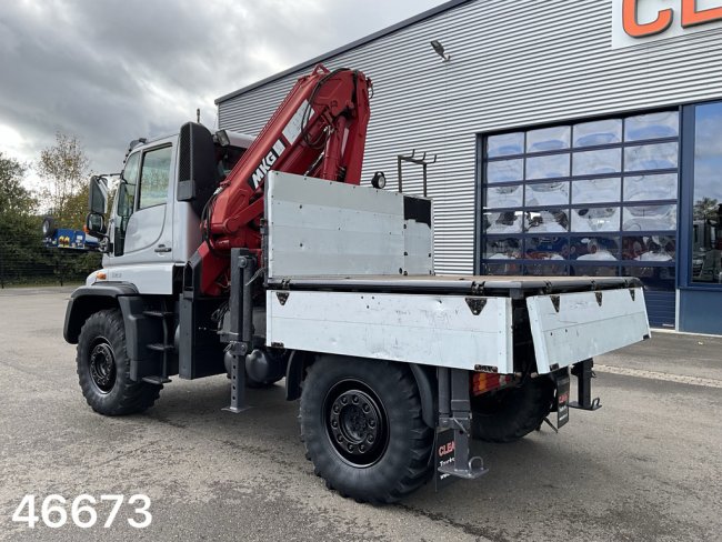 Unimog  U 500 4x4 MKG 10 Tonmeter laadkraan Just 216.831 km! (15)