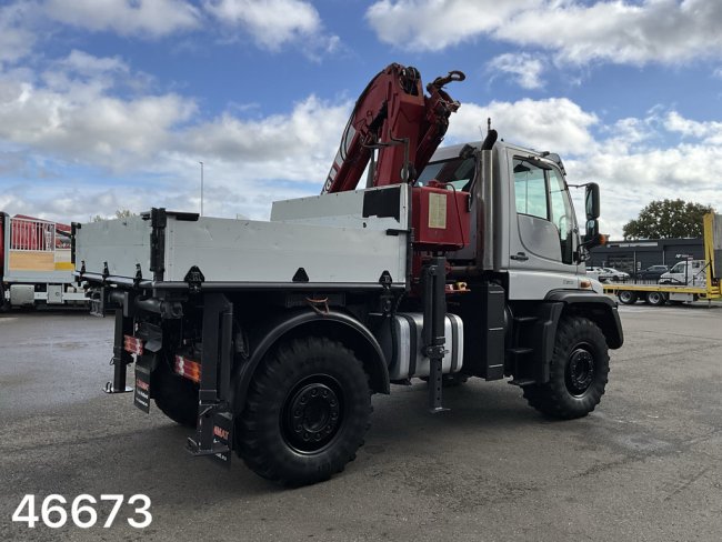 Unimog  U 500 4x4 MKG 10 Tonmeter laadkraan Just 216.831 km! (18)