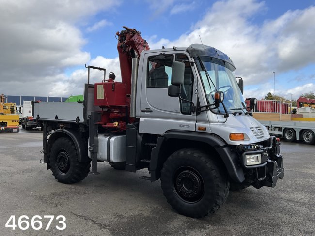 Unimog  U 500 4x4 MKG 10 Tonmeter laadkraan Just 216.831 km! (22)